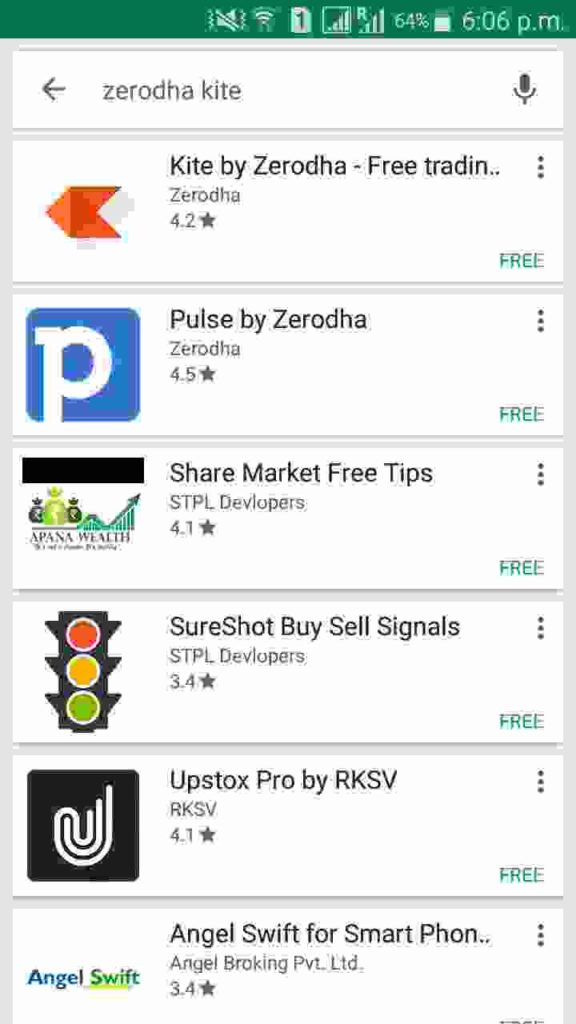 Zerodha Kite Mobile App Hindi